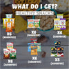 Healthy Snacks Variety Pack for Adults - 35 Pack | Healthy Chips, Popcorn & Crisps - Snack Box Variety for Home or Office by Stuff Your Sack