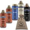 Ghirardelli Sauce Variety 5 Pack - Caramel, Black Label Chocolate, Sea Salt Caramel & White Chocolate Syrup with Burlap Gift Sack by Stuff Your Sack