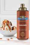 Ghirardelli Coffee Syrup Caramel 3-Pack, Perfect Ice Cream Toppings, Breakfast Syrups & Toppings, Coffee Flavoring Syrup, Coffee Accessories
