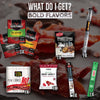 Spicy Snacks Beef Jerky Gift Basket - Hot and Spicy Snacks for Men with Chomps, Long John's, Think Jerky, and Jack Links